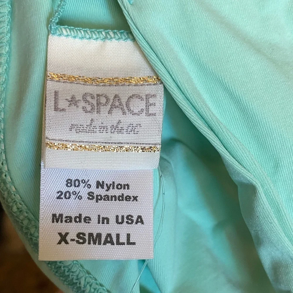 L Space Fringe Bandeau Bikini Top NWT